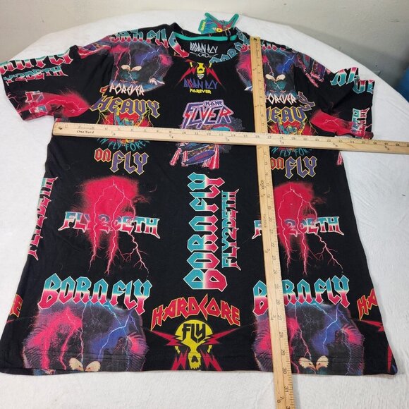 Born Fly Forever Black T Shirt Cotton New Size XL (14) - Picture 10 of 10
